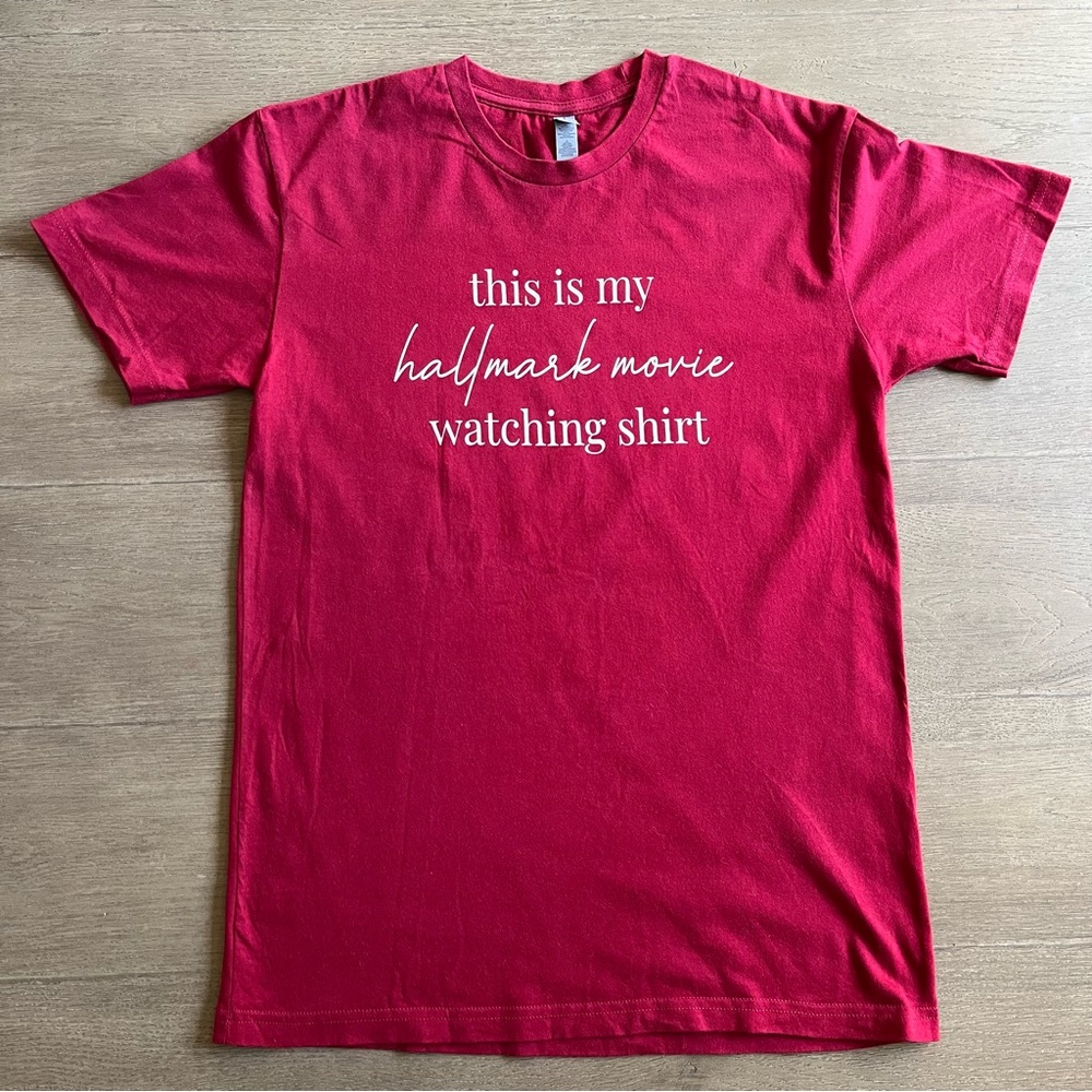 Hallmark Movie Watching Shirt 🎄❤️ | Next Level Apparel | Size Small